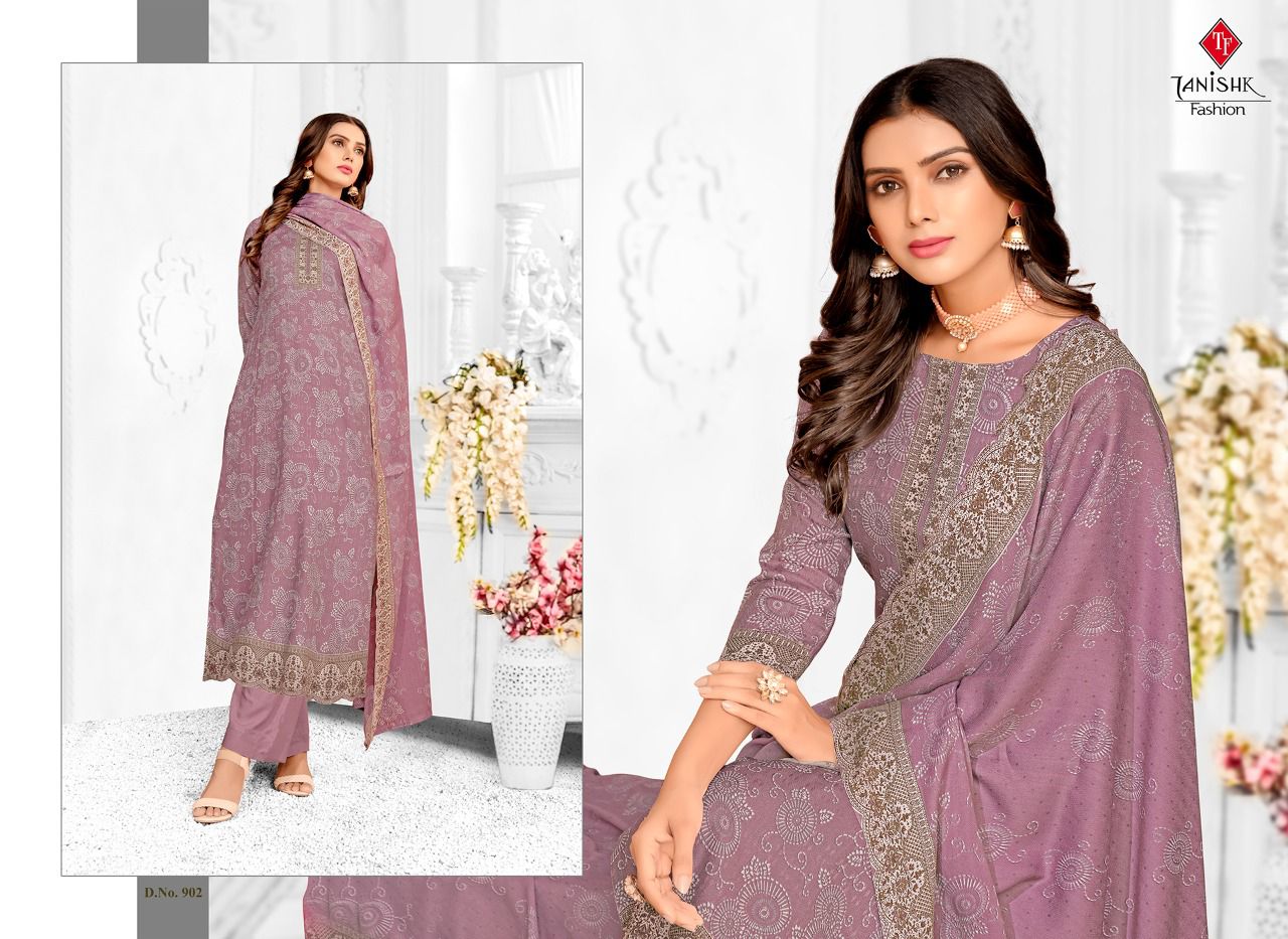 Tanishk Gulistan Designer Fancy Festive Wear Pashmina Wear Dress Material Collection